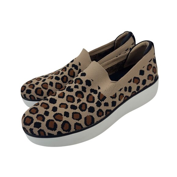 Traq by Alegria Mystic Womens Slip-On Leopard Print Slip On Shoes Size 41 - Picture 16 of 16
